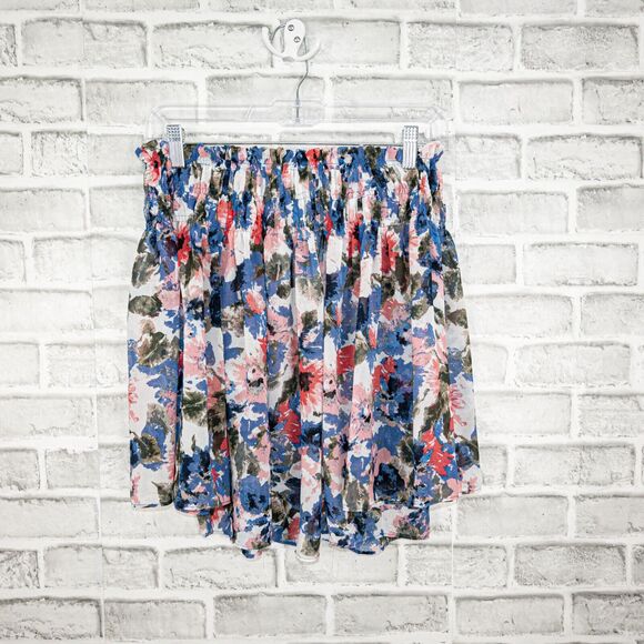 MISA Los Angeles Size XS Tie Dye Floral Blouse Multi color - Picture 8 of 8